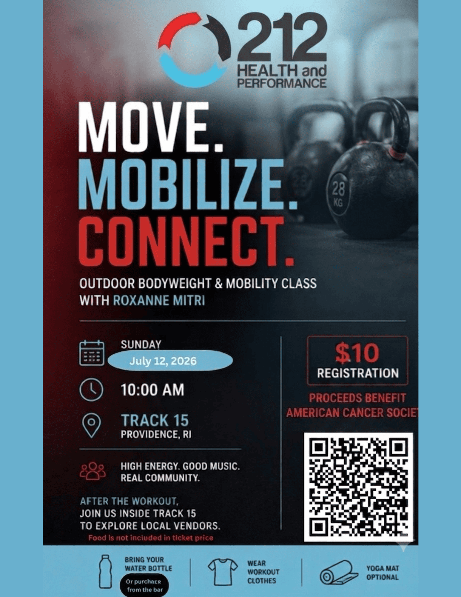 Outdoor Bodyweight & Mobility Class with Roxanne Mitri