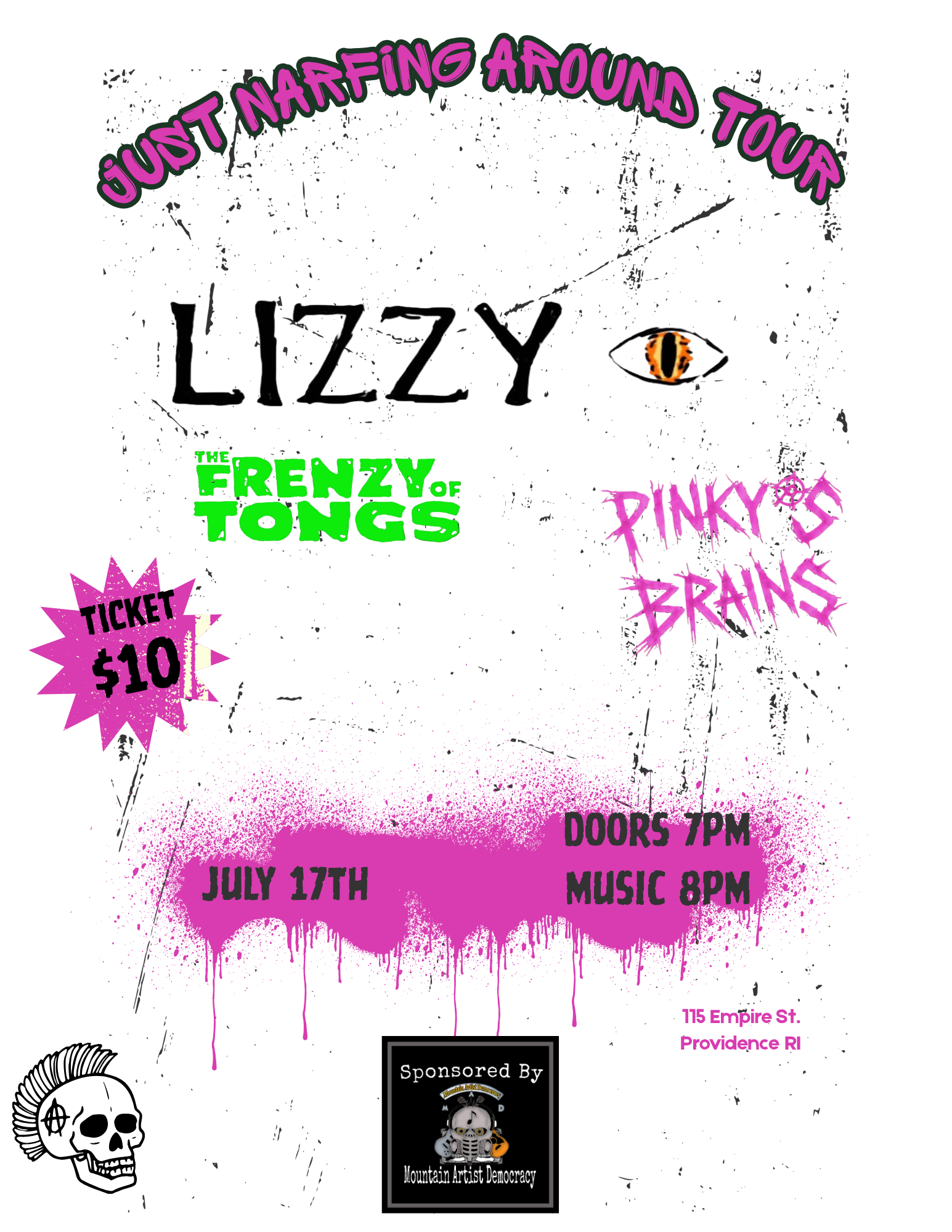 The Frenzy of Tongs + Lizzy + Pinky’s Brains
