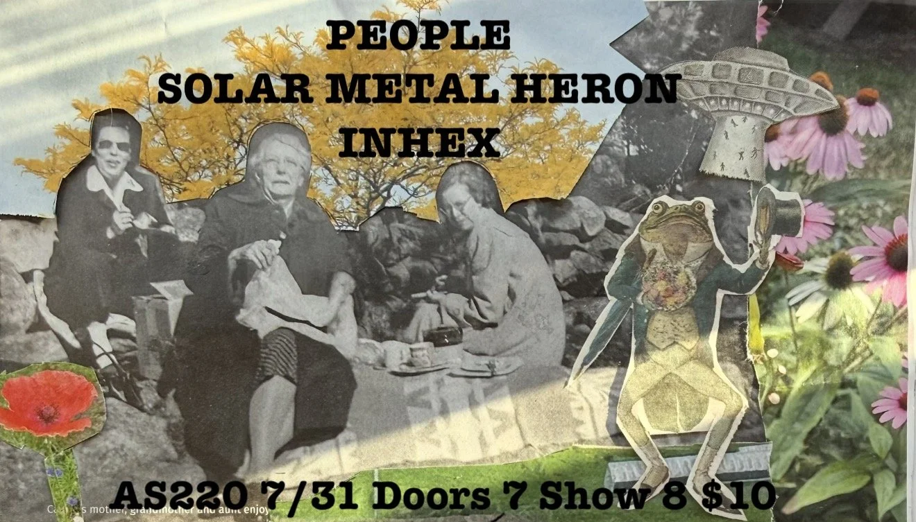PEOPLE + Solar Metal Heron + Inhex